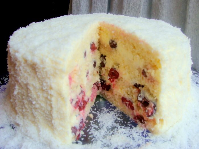 Торт &amp;quot;Вишенка в снегу&amp;quot; для Натальи Дерий