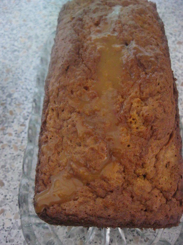 Пышный кекс на вареной сгущенке