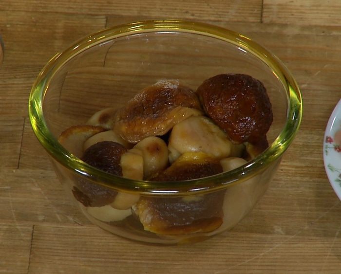 Паста с курицей и белыми грибами 