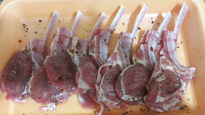 Каре ягненка с картофелем