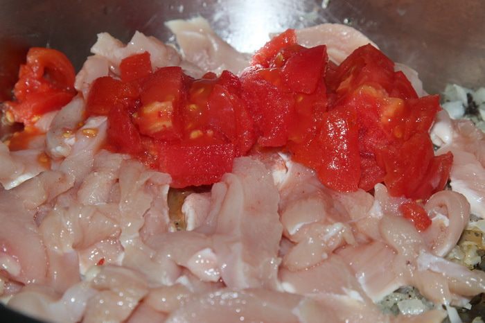 Мясо с баклажанами на ужин