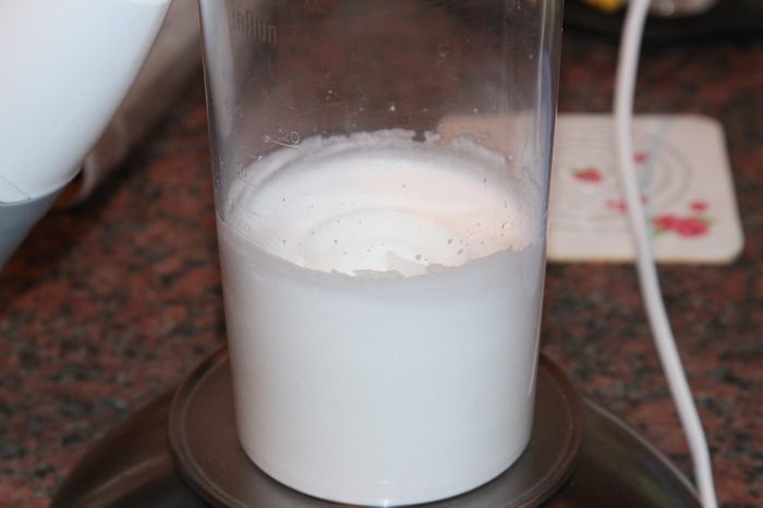 Кофейно-творожный мусс