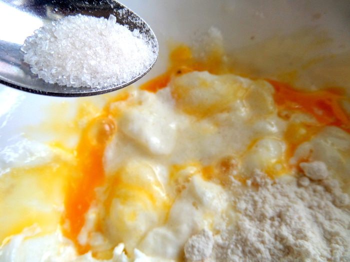 Творожные пончики-батончики