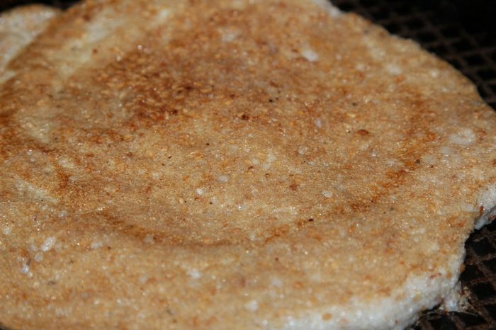 Овощной суп с белково-кунжутным омлетом