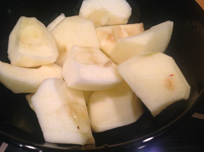 Яблочно-молочный кисель