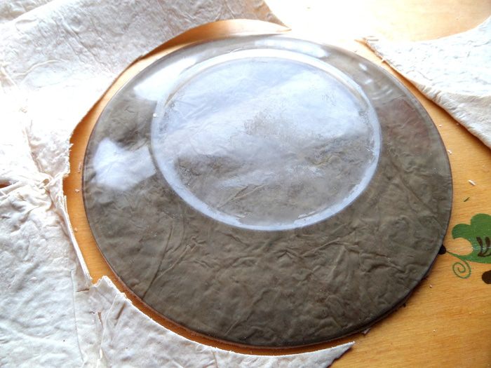 Торт из лосося с прослойкой из хачапури