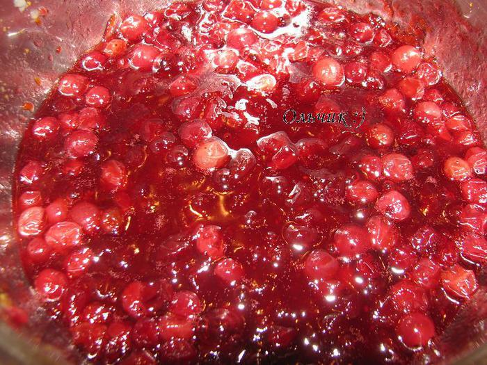 Шоколадно-клюквенный трайфл