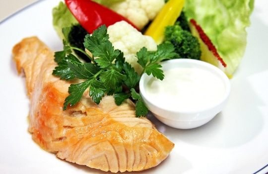 Форель в фольге &amp;quot;под зеленой шубой&amp;quot;