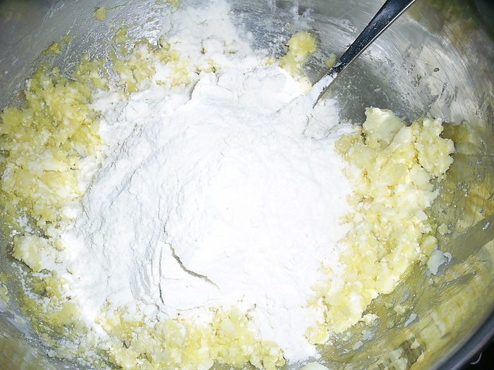 Слоеное картофельное печенье