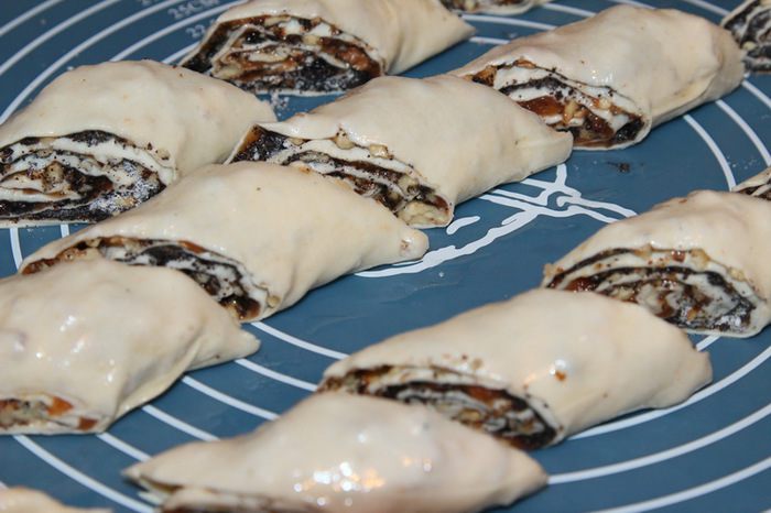 Украинские кифлики (постная выпечка)