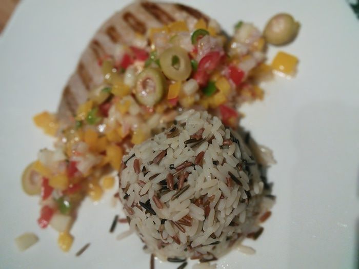 Филе тунца с грушевой сальсой &amp;quot;Медитерран&amp;quot; 