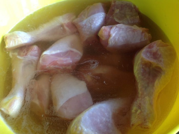 Курица гриль, маринованная в пиве