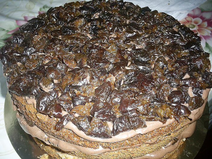 Торт медовый с черносливом &amp;quot;Особенный&amp;quot;