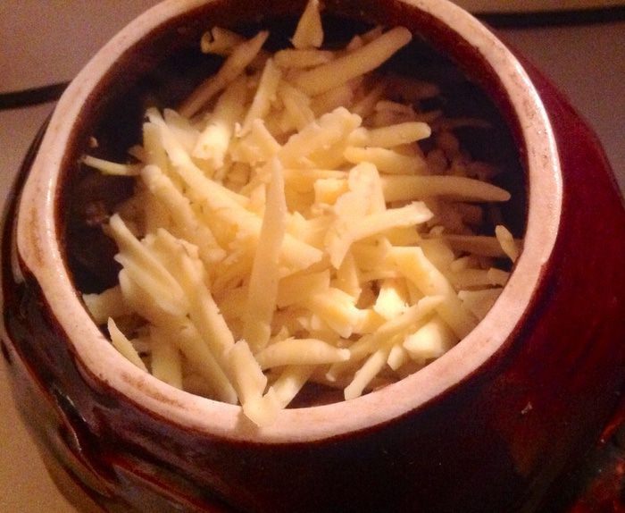 Куриная печенка под сырной корочкой