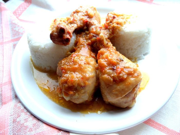 Куриные ножки в домашней аджике