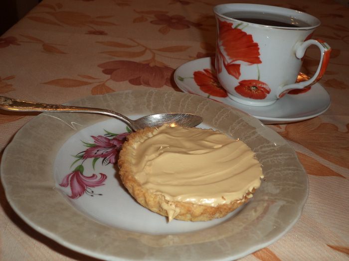 Тарталетки с карамельно-сливочной начинкой