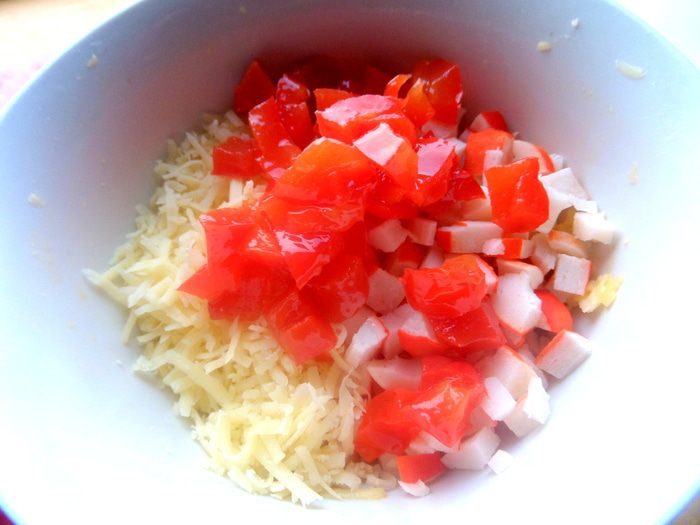 Бутерброды с крабовой начинкой