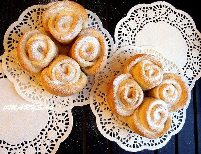 Булочки ванильные на топленом молоке