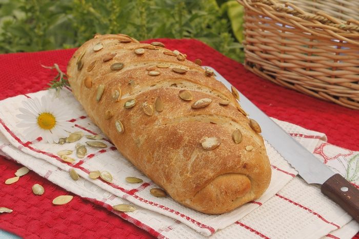 Хлеб с тыквенными семечками