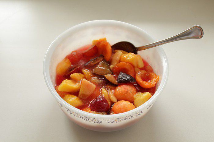 Варенье с нектарином, сливой и абрикосами