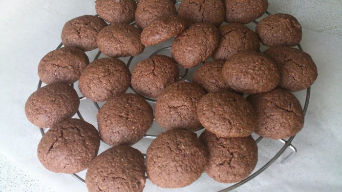 Орехово-шоколадное печенье