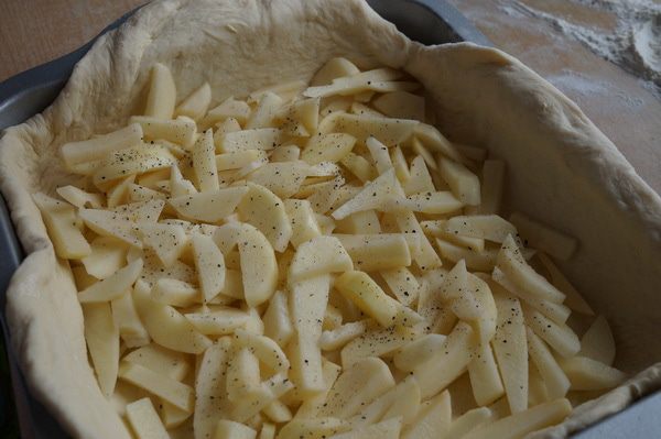 Монастырский грибной пирог