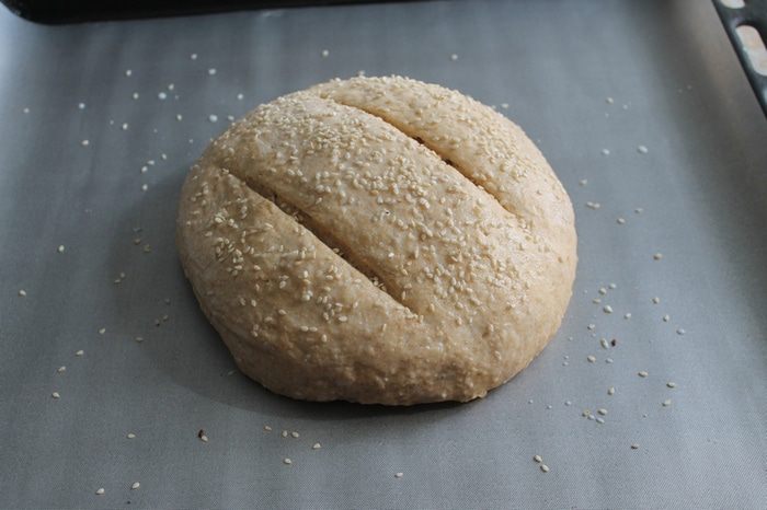 Творожный хлеб с цельнозерновой мукой