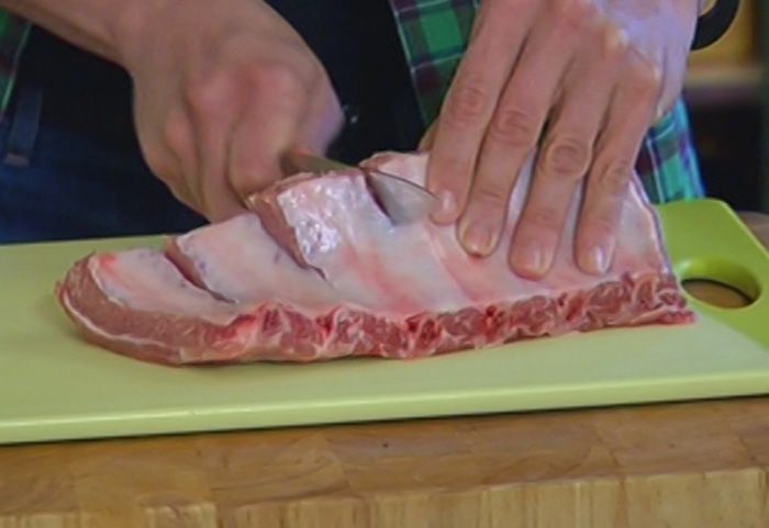 Запеченная пряная свинина с хересом