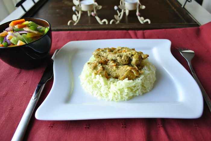 Филе курицы в сметане