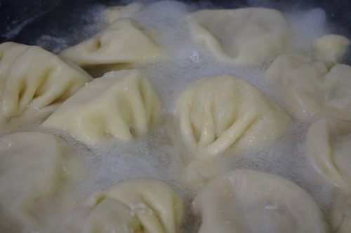 Хинкали с бараньим фаршем