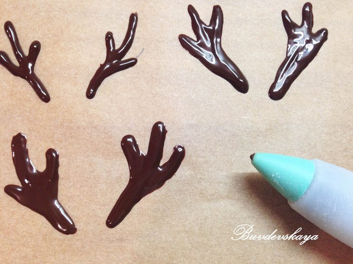 Новогодние капкейки &amp;quot;Олени&amp;quot;