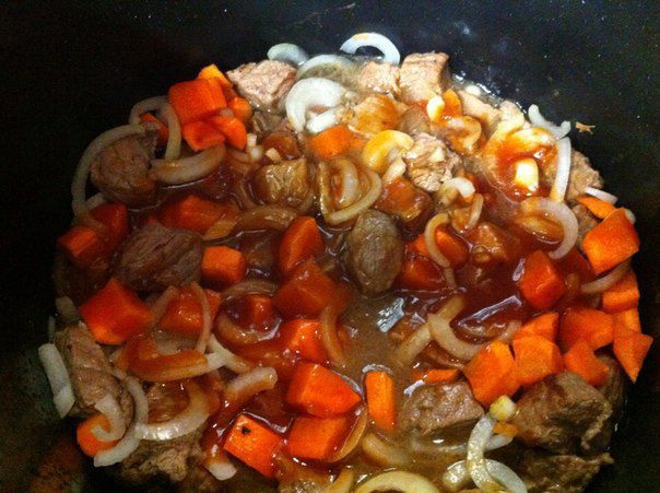 Телятина с медом в мультиварке