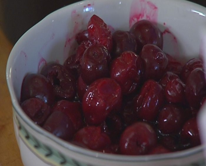 Вишневые пудинги