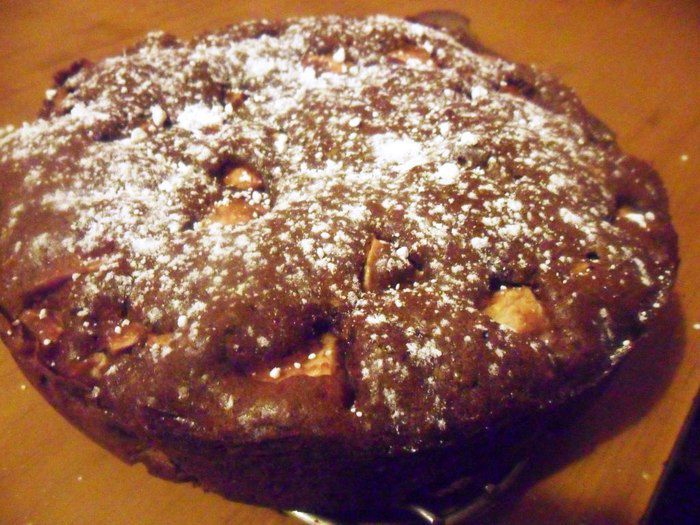 Шоколадный пирог с яблоками &amp;quot;Баба Яга&amp;quot;