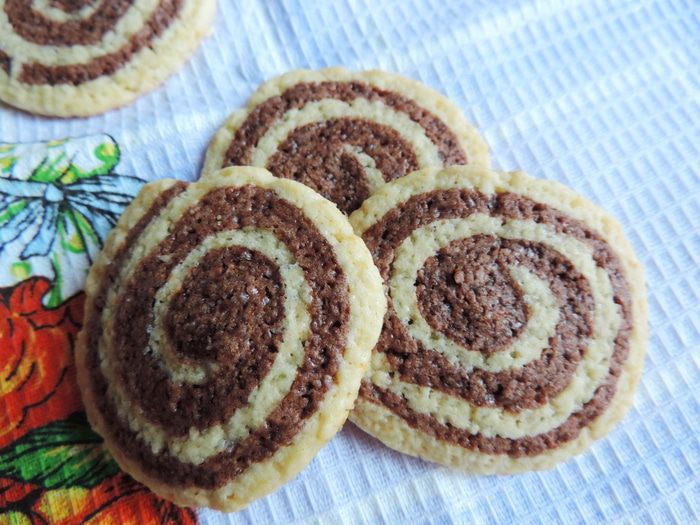 Имбирно-шоколадное печенье &amp;quot;Спираль&amp;quot;