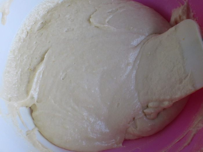 Кекс с малиновым сердечком