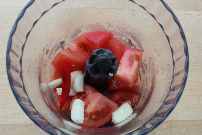 Паштет из сыра и томатов  (Almogrote Canario)