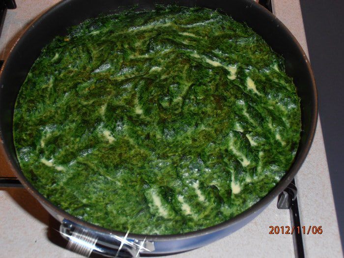 Трехцветный запеченный омлет 