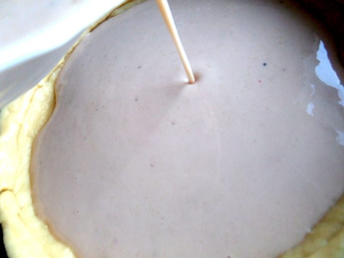 Банановый пирог на песочной основе