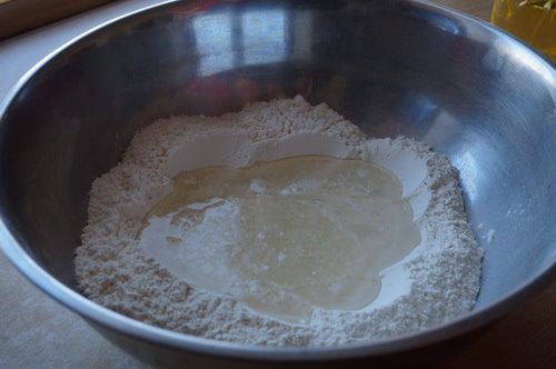 Вареники с колбасой