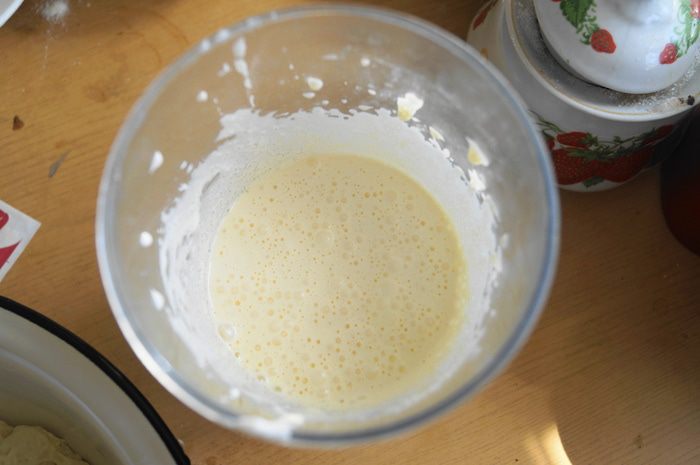 Кулич Пасхальный на взбитых яйцах с заварной глазурью