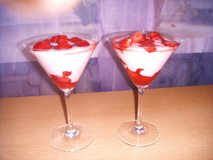 Десерт &amp;quot;Клубника Романов&amp;quot;