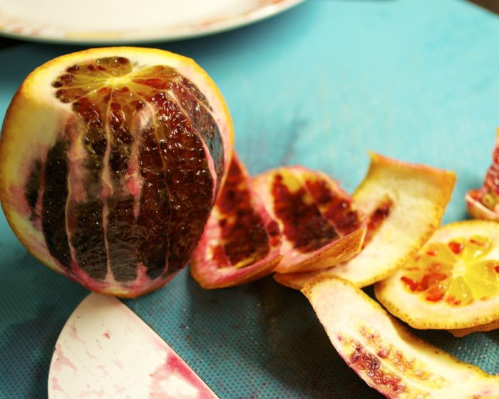 Чизкейк на рикотте с апельсинами