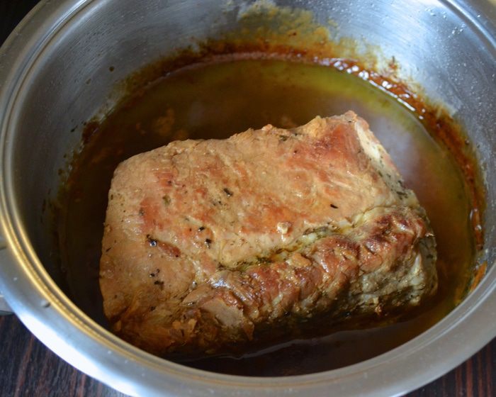 Свинина в сливочном масле