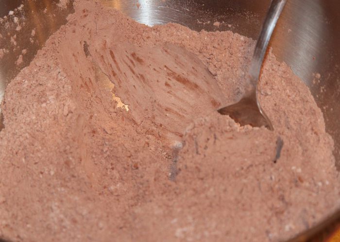 Шоколадные оладьи (постное меню)