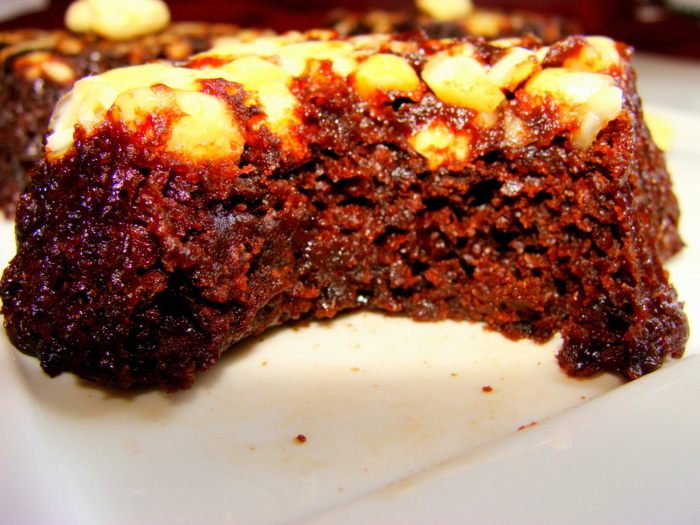 Постное брауни с кешью за 10 минут