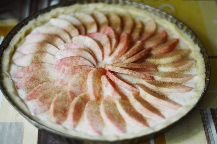 Баварский яблочный торт