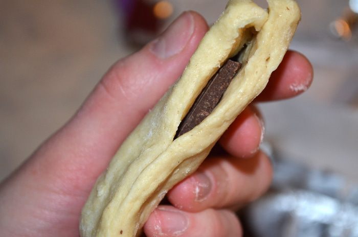 Шоколадные пирожки по экспресс-рецепту