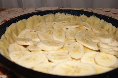 Тарт с бананом и рикоттой