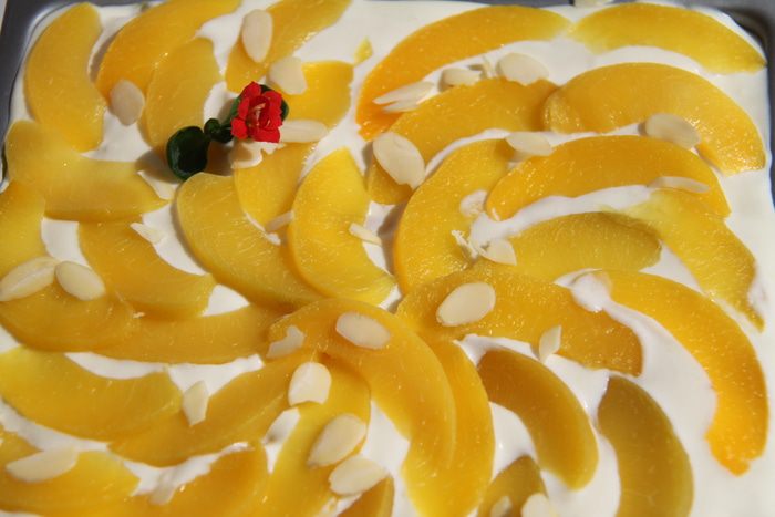 Персиковый тирамису